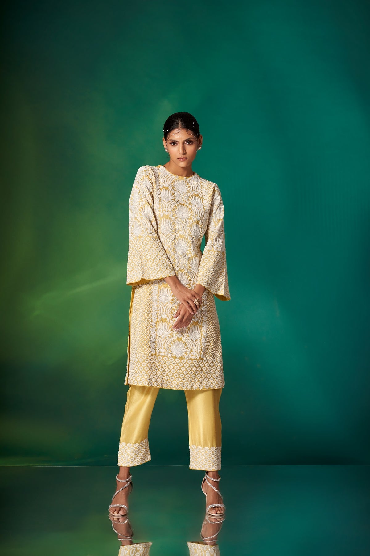 Classic Lime Yellow Kurta Set
