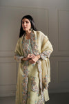 Opulent Light Green Hand Embellished Kurta Set