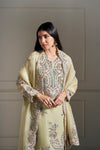 Opulent Light Green Hand Embellished Kurta Set