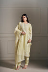 Classic Light Green Hand Embellished Kurta Set