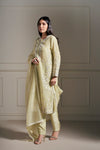 Classic Light Green Hand Embellished Kurta Set