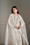 Luxurious  Ivory Hand Embellished Kurta Set