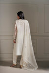 Luxurious  Ivory Hand Embellished Kurta Set