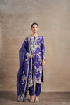 Classic Purple Hand Embellished Dori Kurta Set