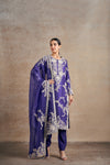 Classic Purple Hand Embellished Dori Kurta Set