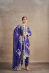 Classic Purple Hand Embellished Dori Kurta Set