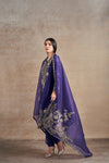 Timeless Purple Majesty Hand Embellished Kurta Set