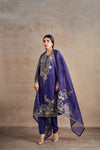 Timeless Purple Majesty Hand Embellished Kurta Set