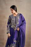 Timeless Purple Majesty Hand Embellished Kurta Set