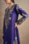 Timeless Purple Majesty Hand Embellished Kurta Set