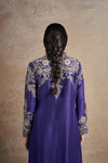 Timeless Purple Majesty Hand Embellished Kurta Set