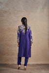 Timeless Purple Majesty Hand Embellished Kurta Set