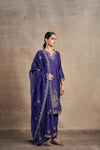 Lavish Purple Touch Hand Embellished Kurta Set