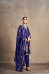 Lavish Purple Touch Hand Embellished Kurta Set