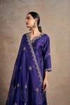 Lavish Purple Touch Hand Embellished Kurta Set