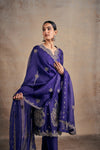 Lavish Purple Touch Hand Embellished Kurta Set