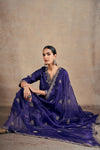 Lavish Purple Touch Hand Embellished Kurta Set