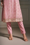 Lavish Mauve Hand Embellished Kurta Set