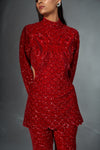 Dramatic Red Co-ord Set