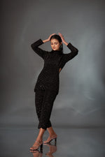 Dramatic Black Co-ord Set