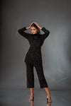 Dramatic Black Co-ord Set