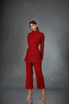 Dramatic Red Co-ord Set