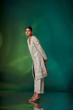 Ice Blue Straight Kurta Set