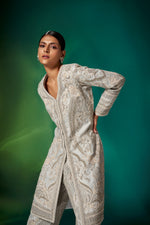 Ice Blue Straight Kurta Set