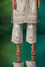 Ice Blue Straight Kurta Set