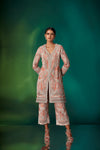 Coral Straight Kurta Set