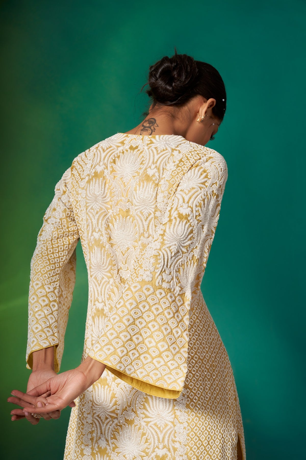 Classic Lime Yellow Kurta Set