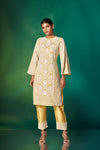 Classic Lime Yellow Kurta Set