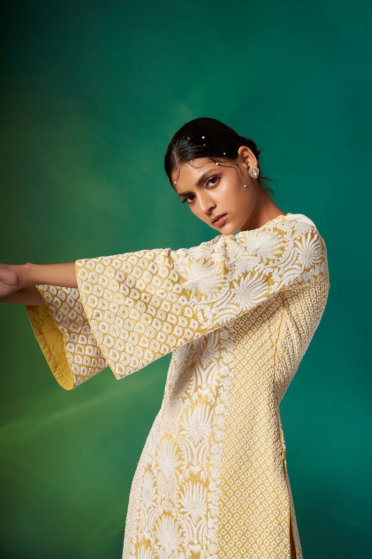 Classic Lime Yellow Kurta Set