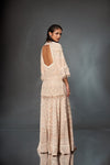 Classic Nude Sharara Set