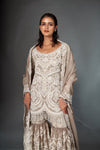 Classic Grey Gharara Set